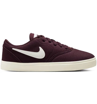 Nike SB Check Canvas Burgundy Crush Sail (GS) - authentic Nike sneakers