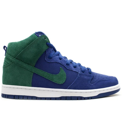 Nike SB Dunk High Deep Royal Noble Green - authentic Nike sneakers