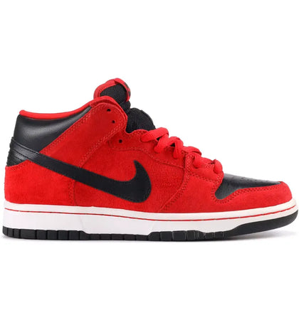 Nike SB Dunk Mid Sport Red Black - authentic Nike sneakers