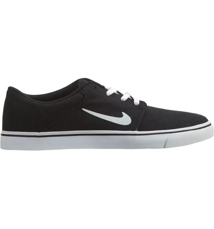Nike SB Portmore Canvas Black White - authentic Nike sneakers