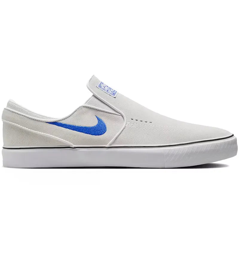 Nike SB Stefan Janoski+ Slip Summit White Hyper Royal - vue 360