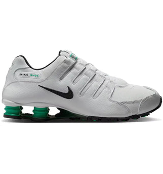 Nike Shox NZ Grey Fog Stadium Green Black - authentic Nike sneakers