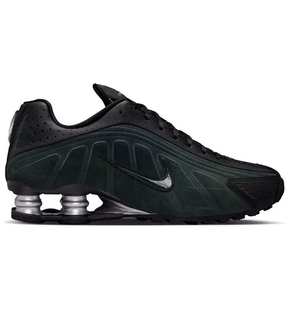 Nike Shox R4 Black Silver Seaweed (Women's) - authentic Nike sneakers