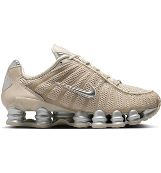 Nike Shox TL Cream Metallic Silver (Women's) - authentic Nike sneakers
