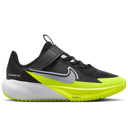 Nike Sonic Fly Black White Volt Wolf Grey (PS) - authentic Nike sneakers
