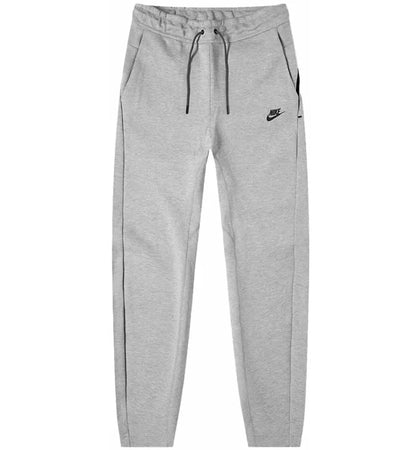Nike Sportswear Tech Fleece Standard Fit Taper Leg Pants Dark Grey Heather/Black - authentic Nike apparel