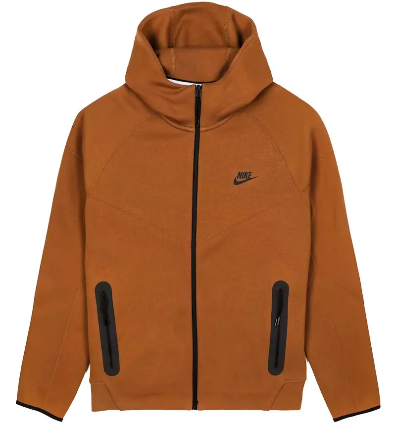 Nike Sportswear Tech Fleece Windrunner Full-Zip Hoodie Light British Tan - vue 360