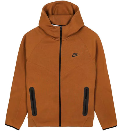 Nike Sportswear Tech Fleece Windrunner Full-Zip Hoodie Light British Tan - authentic Nike apparel