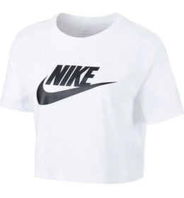 Nike Sportswear Women's Essential Cropped T-shirt White - authentic Nike apparel