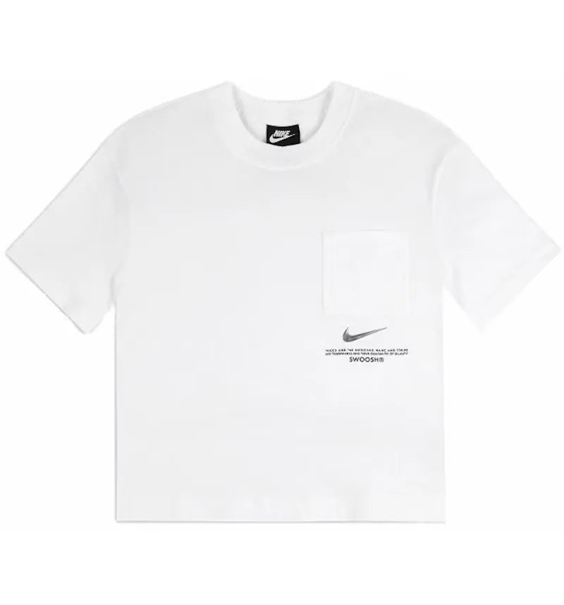 Nike Sportswear Women's Swoosh T-shirt White - vue 360