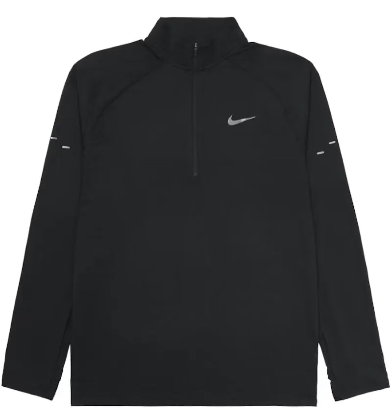 Nike Stride Dri-Fit 1/4 Zip Running Top Black - vue 360