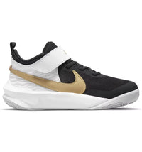 Nike Team Hustle D 10 Black White Metallic Gold (PS)