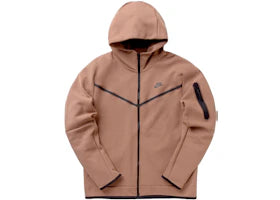 Nike Sportswear Tech Fleece Full-Zip Hoodie Archeo Brown/Archeo Brown/Black - vue 360