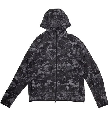 Nike Tech Fleece Windrunner Full Zip Sweatshirt Smoke Grey - authentic Nike apparel