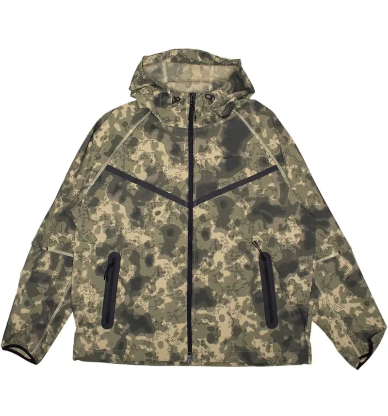 Nike Tech Woven Jacket Neutral Olive/Black - vue 360