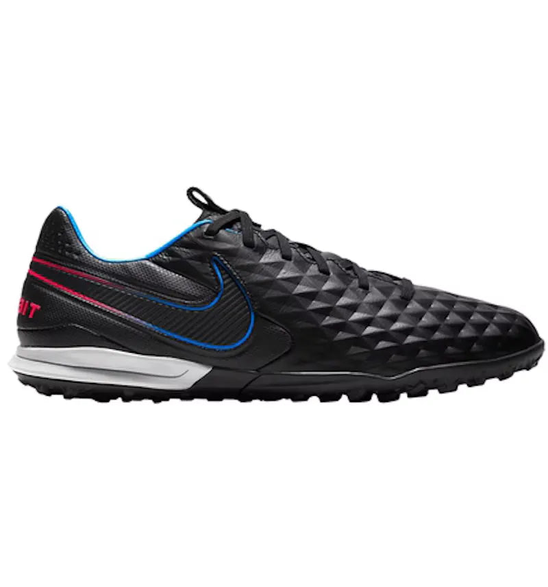 Nike Tiempo Legend 8 Pro TF Black Siren Red Photo Blue - vue 360