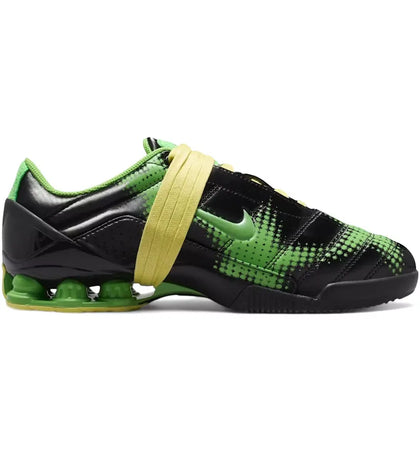 Nike Total 90 Shox Magia Black Yellow Diamond Green (Women's) - authentic Nike sneakers