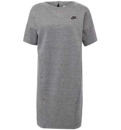Nike Women's Sportswear Tech Fleece Dress Gray