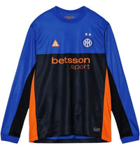 Nike x Inter Milan ACG Dri-Fit Soccer LS Replica Jersey Hyper Blue/Black/Safety Orange