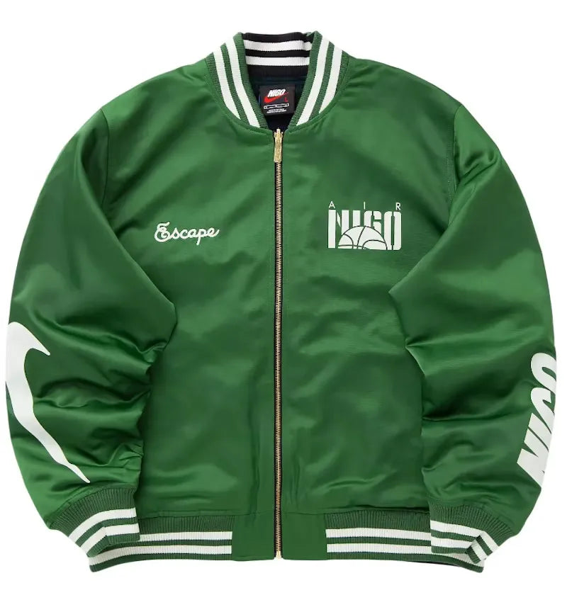 Nike x Nigo NRG Coach Jacket Green - vue 360