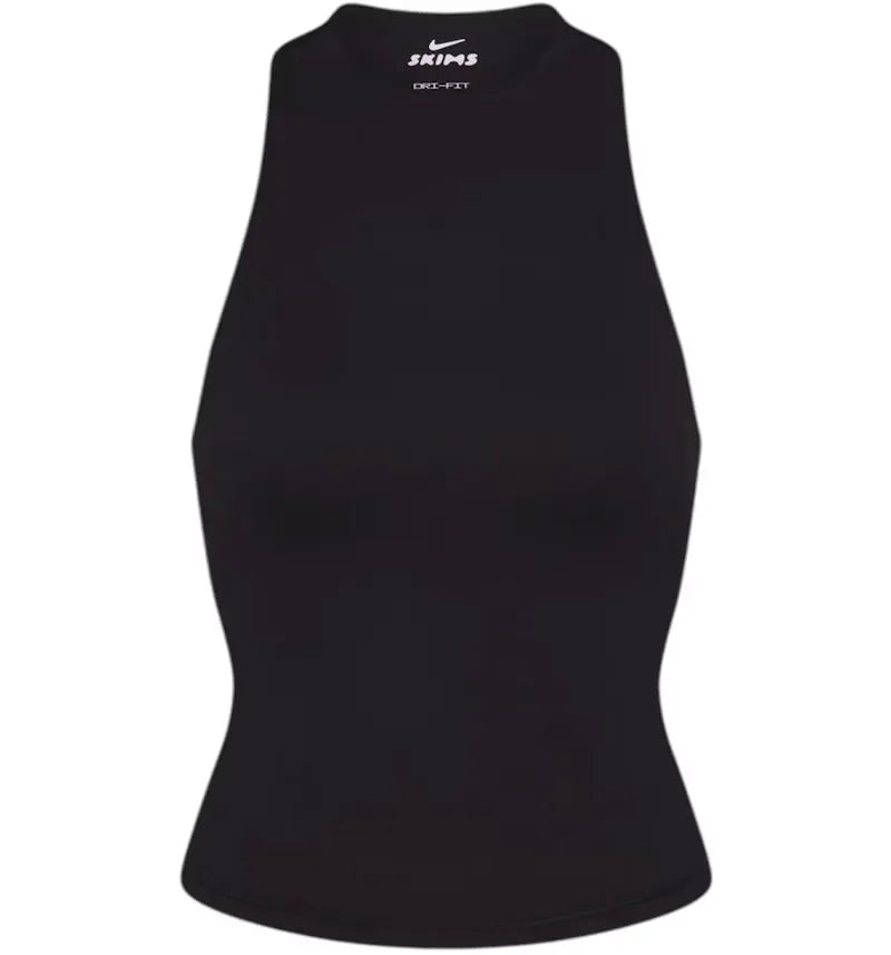 Nike x SKIMS Matte Mock-Neck Racerback Tank Top - vue 360
