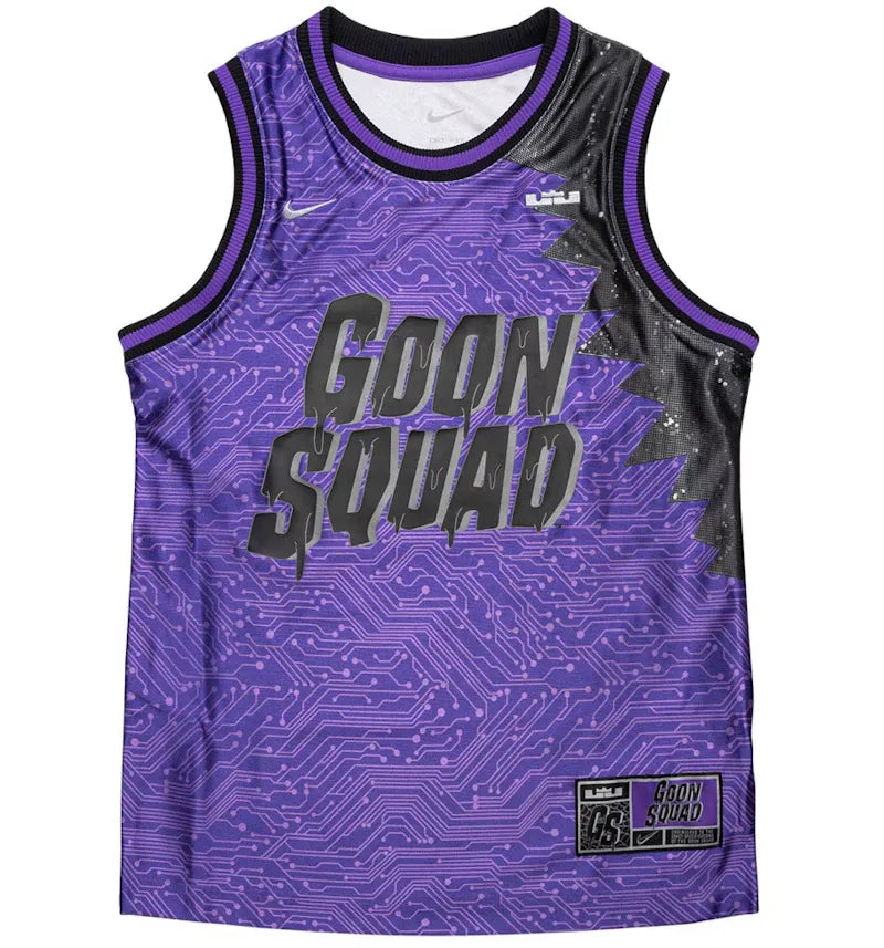 Nike x Space Jam: A New Legacy Big Kids Jersey Purple - vue 360