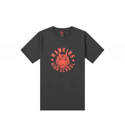 Nike x Stranger Things Hawkins High Tee Black - authentic Nike product