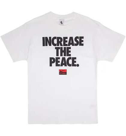 Nike x Stussy Increase The Peace Tee White - authentic Nike product