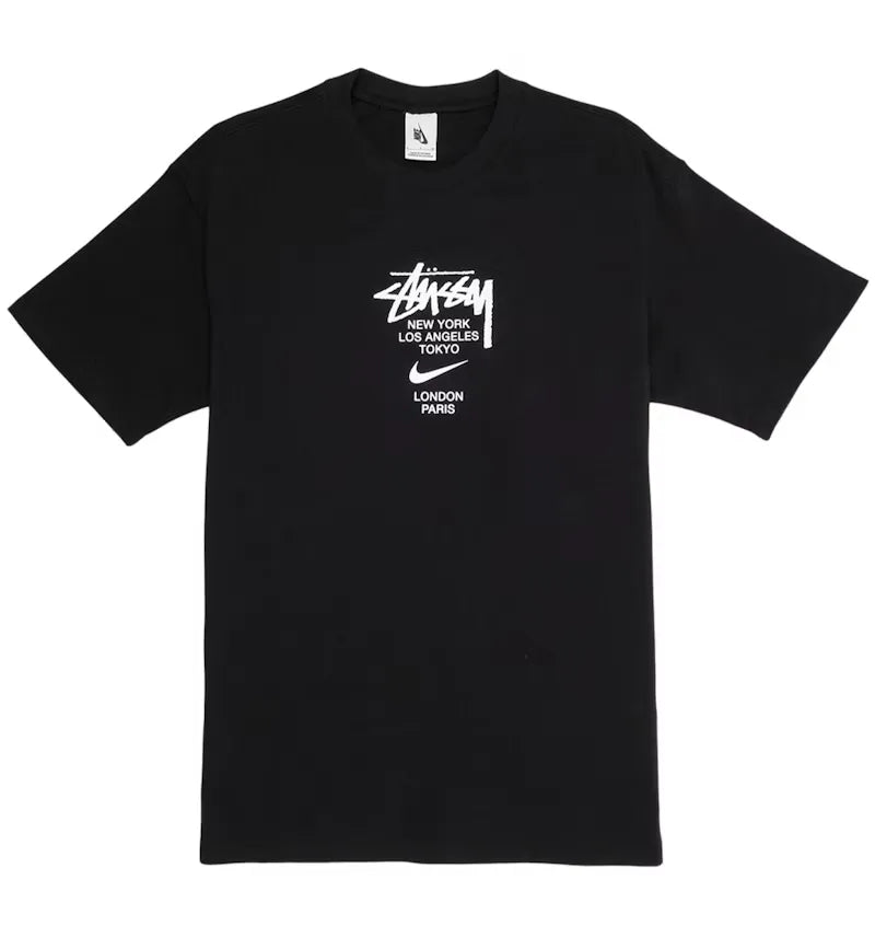 Nike x Stussy International T-shirt Black - vue 360