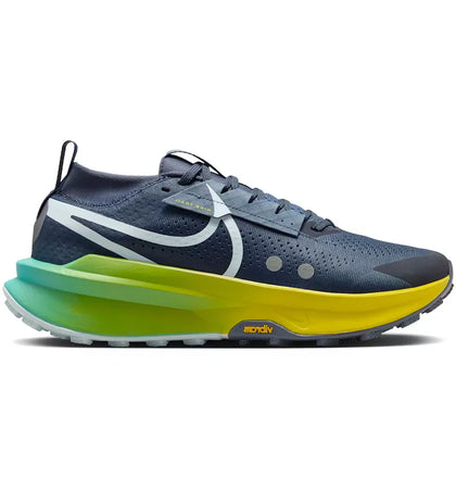 Nike ZoomX Zegama 2 Thunder Blue Diffused Blue Opti Yellow Glacier Blue - authentic Nike sneakers