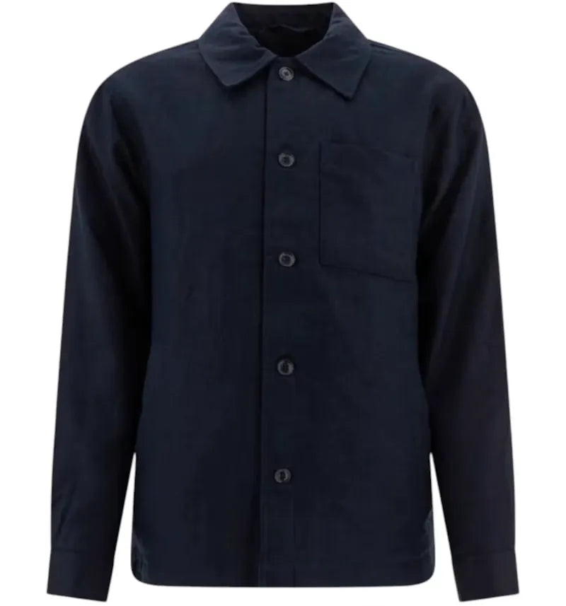 NN.07 Cafu Overshirt Blue - vue 360