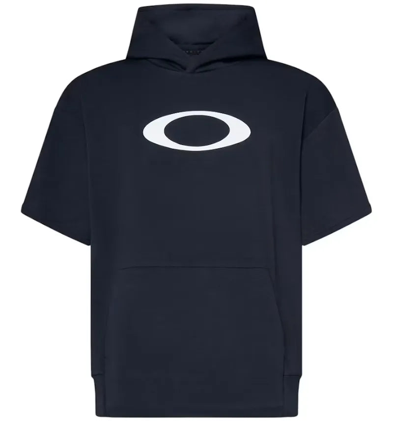 Oakley Enhance Qd Fleece Short Sleeve 5 0 Hoodie Pitch Black - vue 360