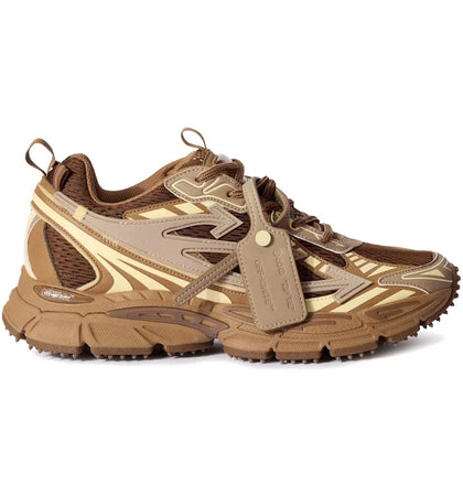 OFF-WHITE Be Right Back Dark Brown Cream - authentic OFF-WHITE sneakers