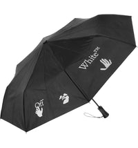 OFF-WHITE Foldable Umbrella Black/White