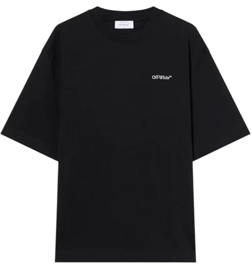 OFF-WHITE Landscape Arrow Skate Logo Tee Black/White - vue 360