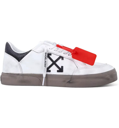 OFF-WHITE New Low Vulcanized Vintage White Black - authentic OFF-WHITE sneakers
