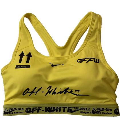 OFF-WHITE Nike Sports Bra Yellow - authentic OFF-WHITE product
