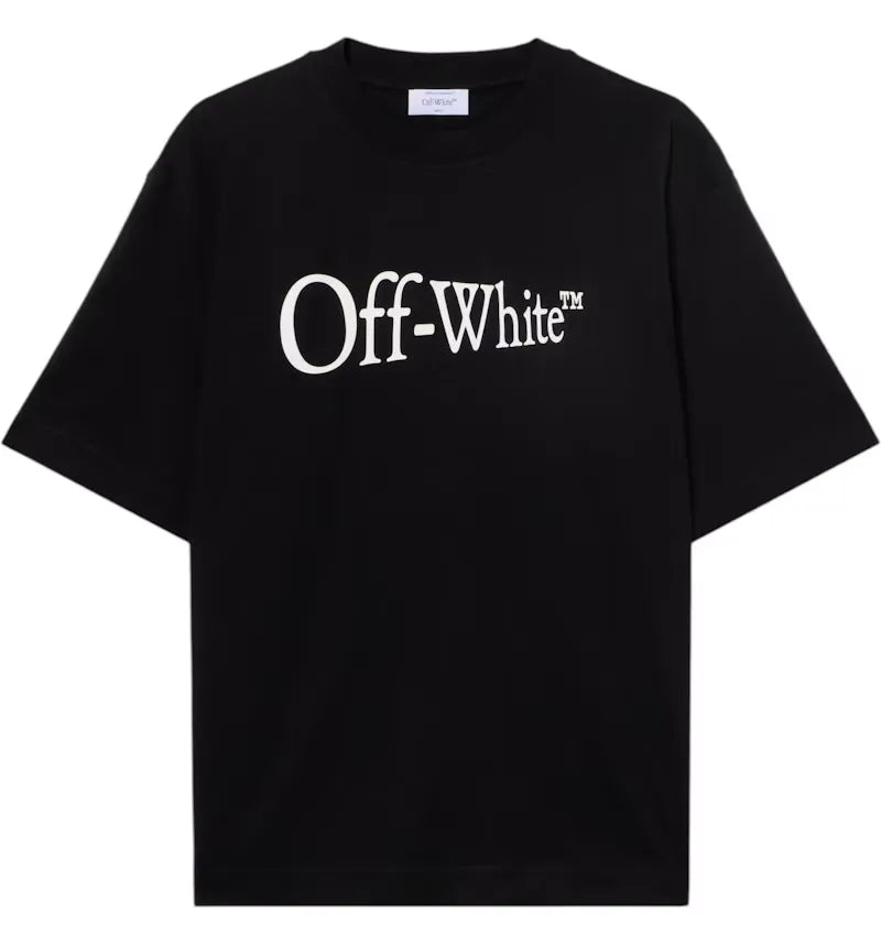 OFF-WHITE Run Arrow Skate Logo T-shirt Black/White - vue 360