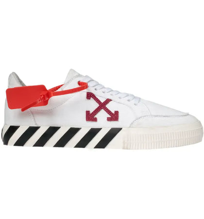 OFF-WHITE Vulc Low Canvas White Violet SS20 (Women's) - authentic OFF-WHITE sneakers