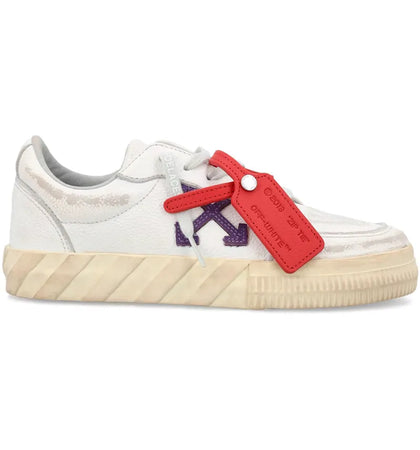 OFF-White Vulcanized Low Distressed White Purple (Women's) - authentic OFF-WHITE sneakers