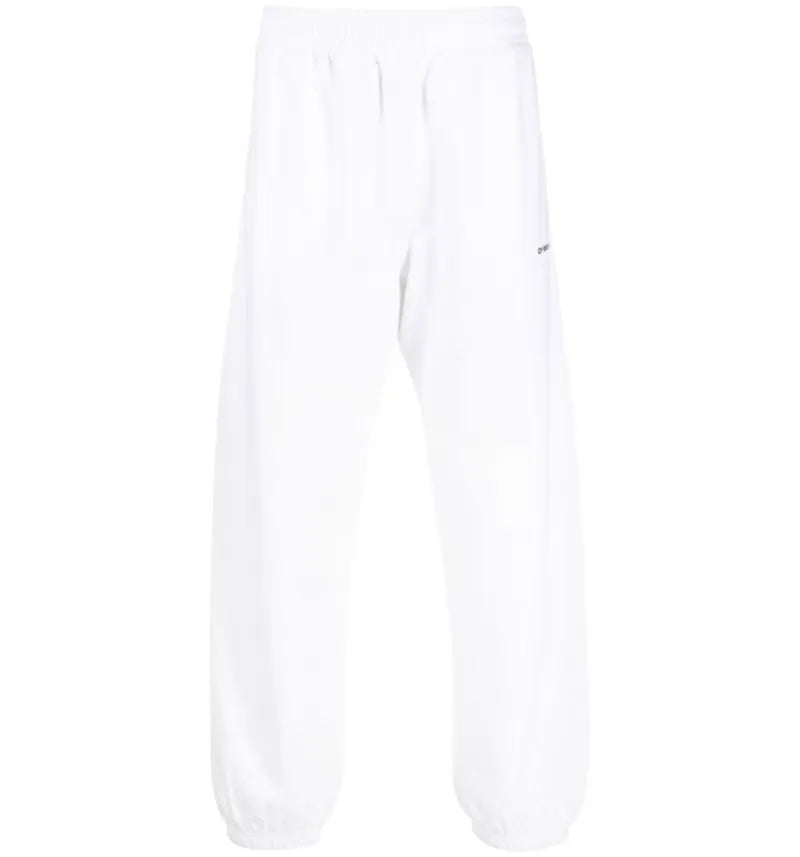 OFF-WHITE Wave Outl Diag Slim Sweatpants White - vue 360