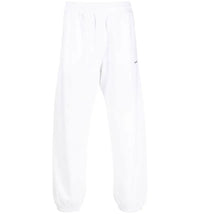 OFF-WHITE Wave Outl Diag Slim Sweatpants White