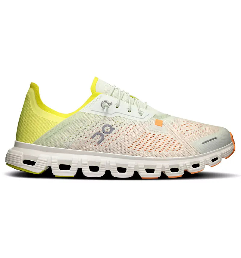 On Running Cloud 6 Coast Aloe Limelight (Women's) - vue 360