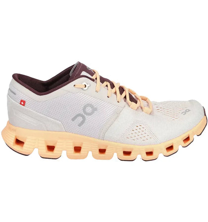 On Running Cloud X Silver Almond (Women's) - authentic On sneakers