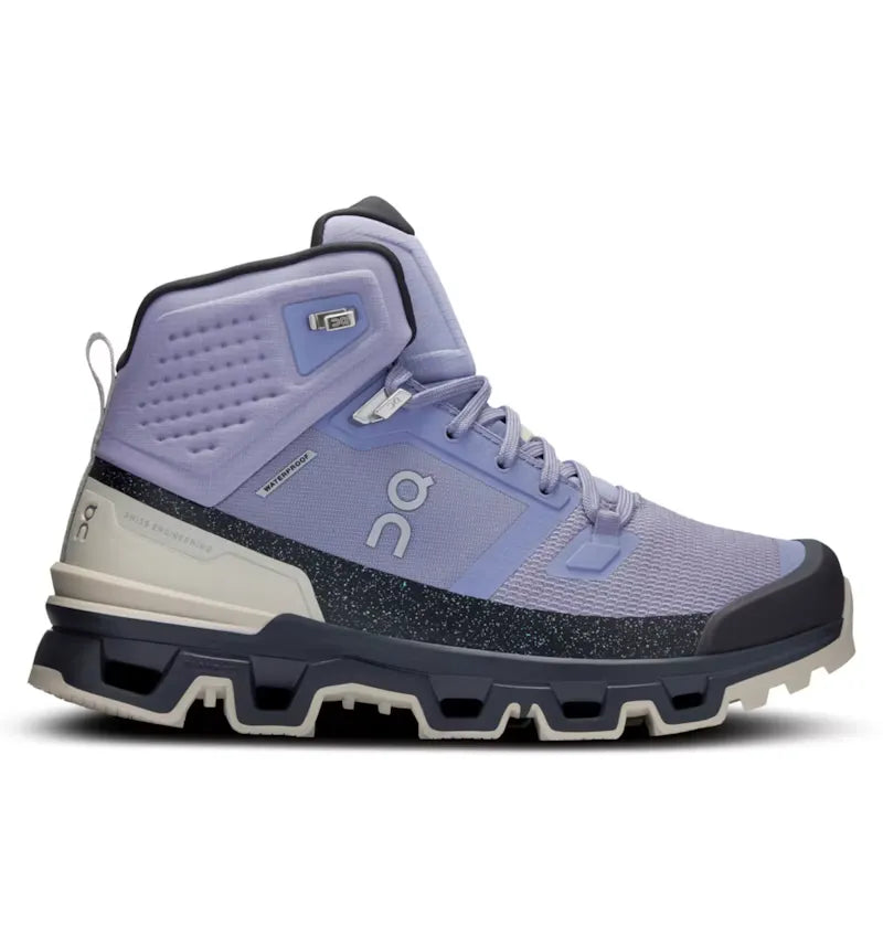 On Running Cloudrock 2 Waterproof Feather Black (Women's) - vue 360