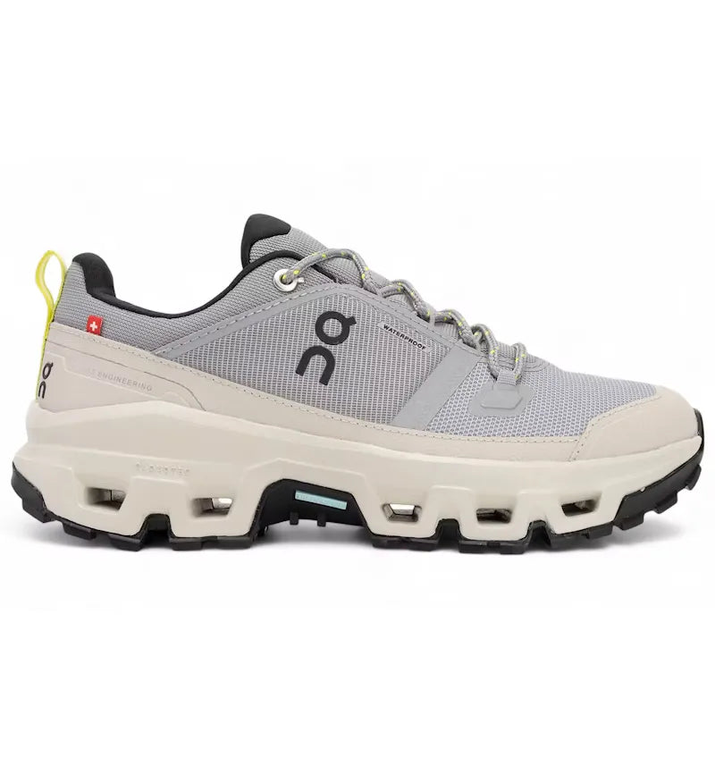 On Running Cloudrock Low Waterproof Alloy Ice (Women's) - vue 360