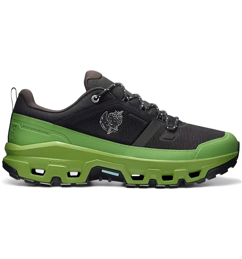 On Running Cloudrock Low Waterproof Sky High Farm Goods Celery - vue 360