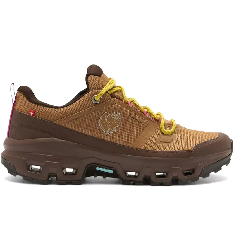 On Running Cloudrock Low Waterproof Sky High Farm Goods Sphinx (Women's) - vue 360