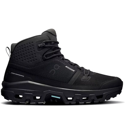 On Running Cloudrock Waterproof Triple Black - authentic On sneakers