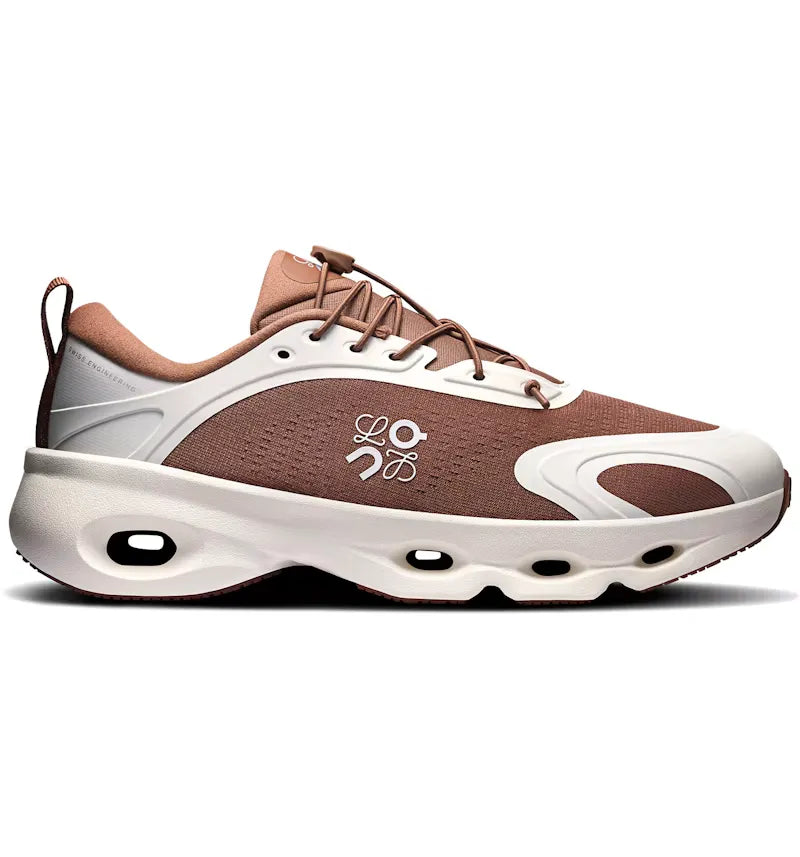 On Running Cloudsolo LOEWE Taupe Eggshell (Women's) - vue 360